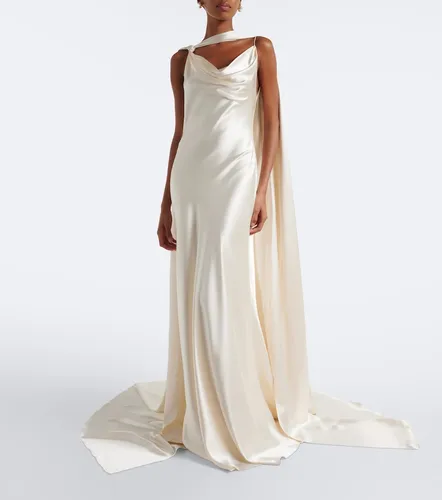 Robe longue de mariée Aiden en soie - Danielle Frankel - Modalova
