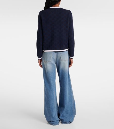 Gucci Cardigan intarsia GG en coton - Gucci - Modalova