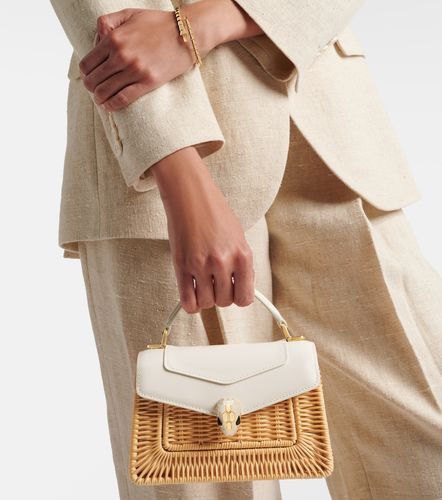Sac Snakei Forever Mini en raphia - Bvlgari - Modalova