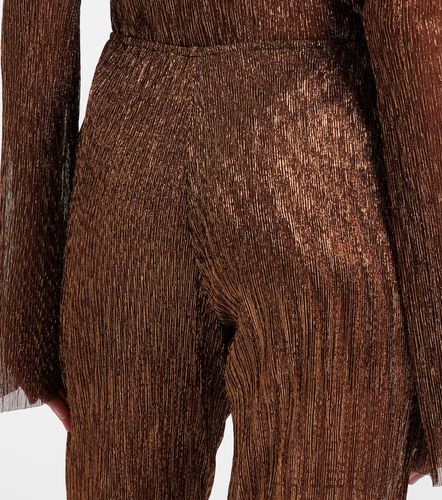 Pantalon évasé Dries en lamé - Cala de la Cruz - Modalova