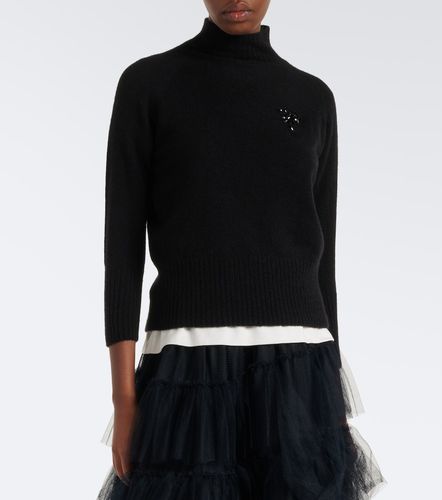 Pull col roulé en cachemire à ornements - Simone Rocha - Modalova