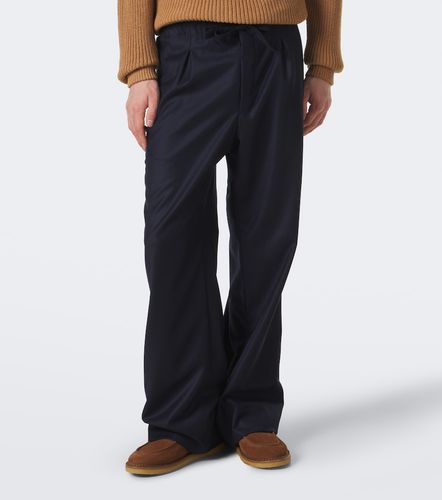Stòffa Pantalon ample en laine et cachemire - Stoffa - Modalova