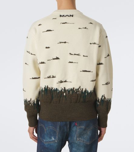 Pull en laine intarsia - Junya Watanabe - Modalova