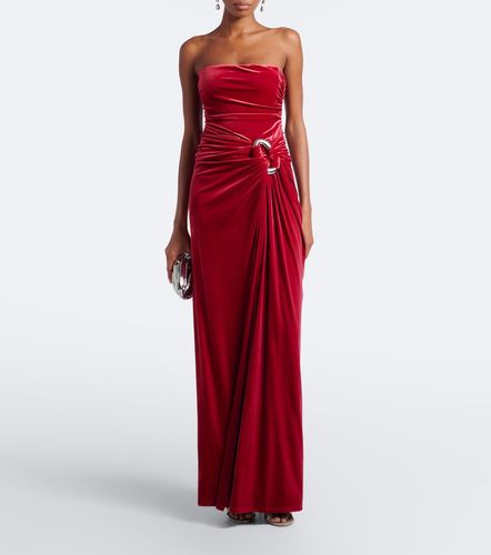Robe longue bustier Emma en velours - Simkhai - Modalova