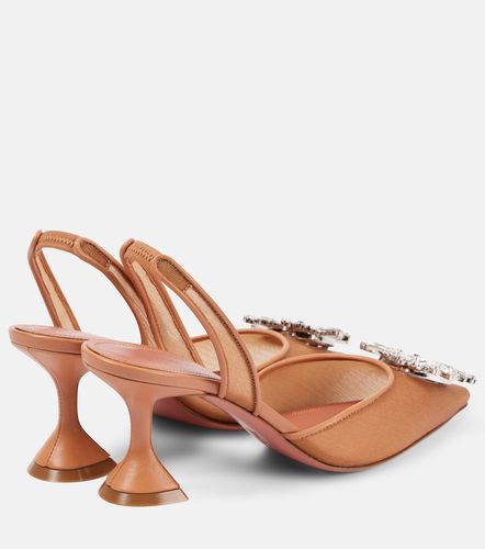 Escarpins slingback Begum 70 à ornements - Amina Muaddi - Modalova