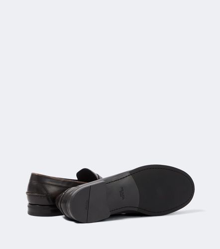 Mocassins en cuir à entaille penny - Prada - Modalova