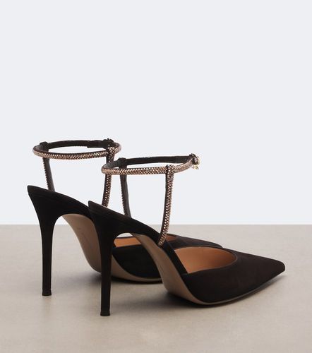 Escarpins en daim à ornements - Gianvito Rossi - Modalova