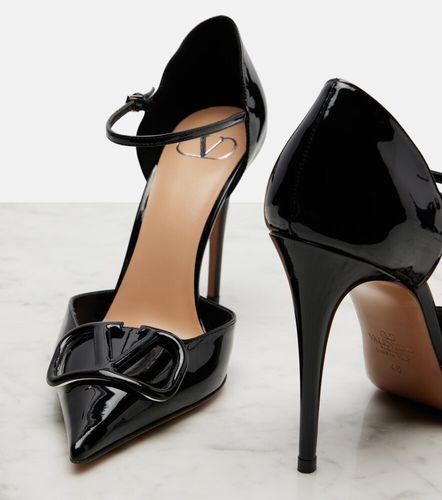 Escarpins D’Orsay 100 en cuir verni - Valentino Garavani - Modalova