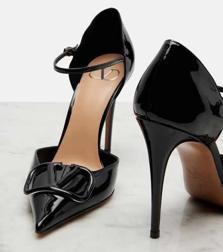 Escarpins D’Orsay 100 en cuir verni - Valentino Garavani - Modalova