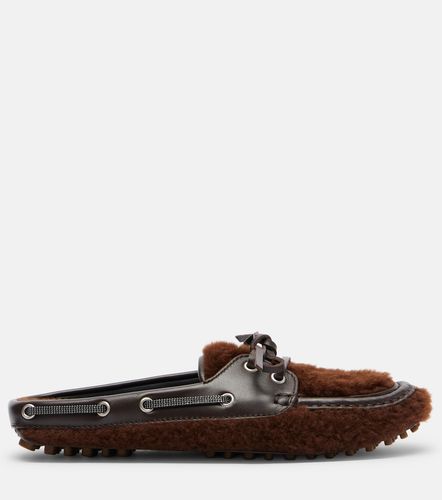 Mules Monili en shearling - Brunello Cucinelli - Modalova