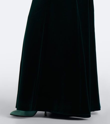 Robe longue Malinda en velours de coton - Emilia Wickstead - Modalova