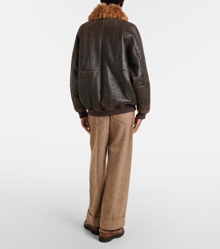 Pantalon ample Monili en laine mélangée - Brunello Cucinelli - Modalova