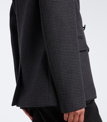 Veste en laine à motif pied-de-poule - Balenciaga - Modalova