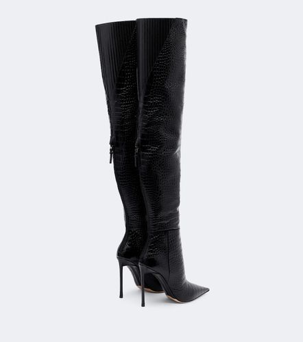 Cuissardes en cuir façon croco - Tom Ford - Modalova