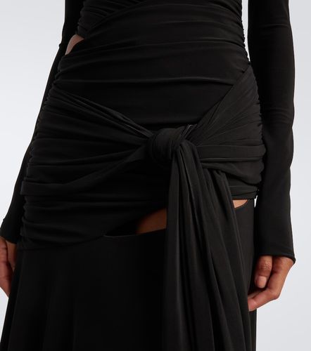 Robe midi asymétrique à découpes - The Attico - Modalova