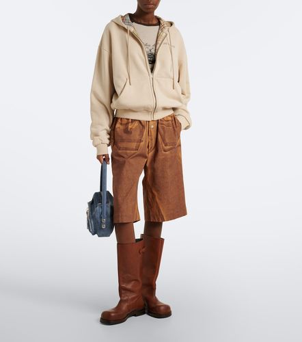 Sweat-shirt à capuche en coton - Acne Studios - Modalova