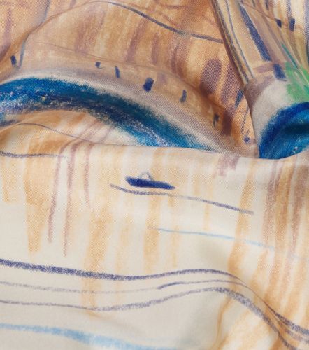 Foulard en soie à imprimé - Burberry - Modalova