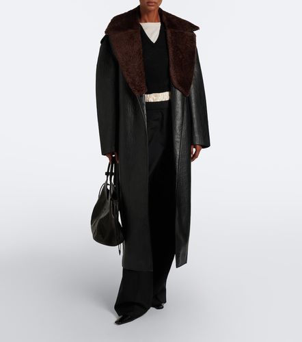 Manteau portefeuille Edra en shearling - The Frankie Shop - Modalova