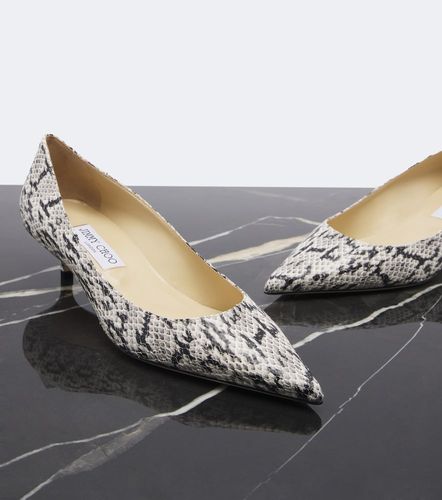 Escarpins Amelia en cuir façon serpent - Jimmy Choo - Modalova