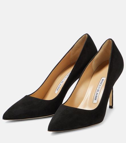 Escarpins BB 90 en daim - Manolo Blahnik - Modalova
