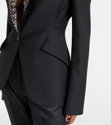 Blazer en laine à ornements - McQueen - Modalova