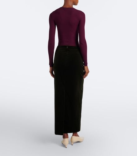 Jupe longue en velours de coton - Jil Sander - Modalova