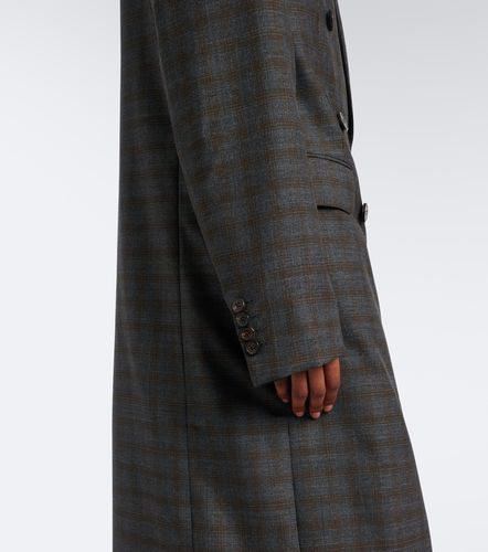 Manteau en laine à carreaux - Dries Van Noten - Modalova