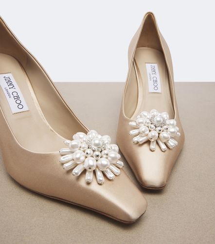 Escarpins Ines en satin à ornements - Jimmy Choo - Modalova