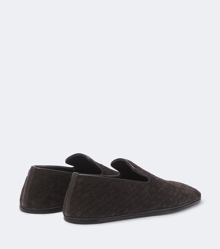 Slip-on Palazzo en daim Intrecciato - Bottega Veneta - Modalova