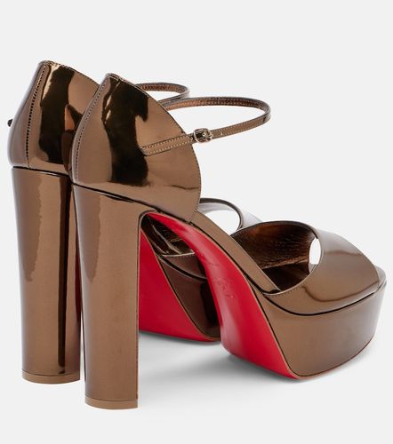 Sandales à plateau Sandaloo 130 en cuir - Christian Louboutin - Modalova