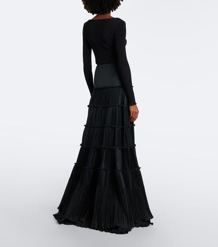 Blumarine Jupe longue en taffetas - Blumarine - Modalova