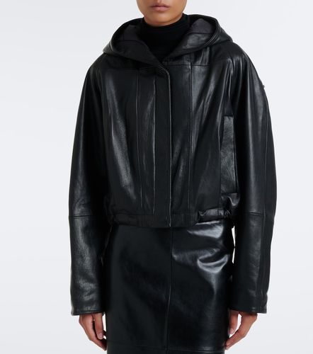 Sportmax Veste en cuir à capuche - Sportmax - Modalova