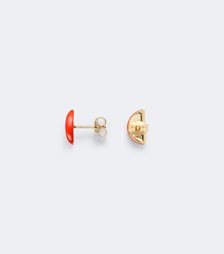 Boucles d’oreilles Slice en or 14 ct et saphirs - Sydney Evan - Modalova
