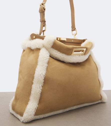 Fendi Sac Peekaboo® Medium en daim - Fendi - Modalova