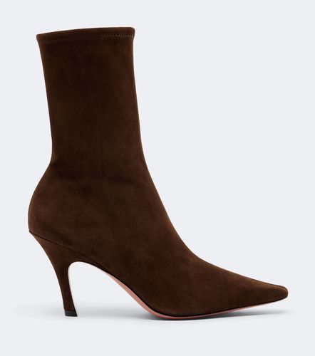 Amina Muaddi Bottines Jamie en daim - Amina Muaddi - Modalova