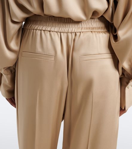 Pantalon ample en satin de soie - Brunello Cucinelli - Modalova