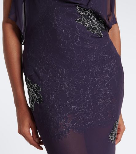 Robe longue Emerald à dentelle - De La Vali - Modalova