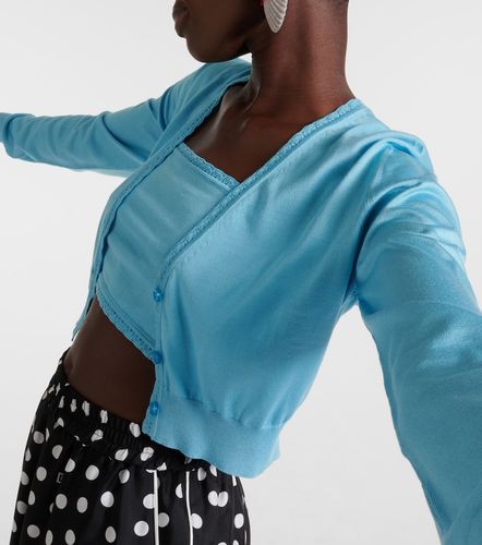 Cardigan court Capri en soie - Dolce&Gabbana - Modalova