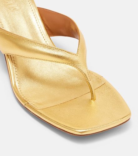 Mules Portofino en cuir métallisé - Paris Texas - Modalova