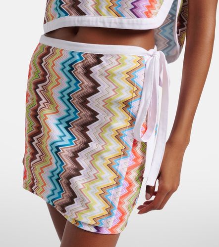 Mini-jupe portefeuille Zigzag - Missoni - Modalova