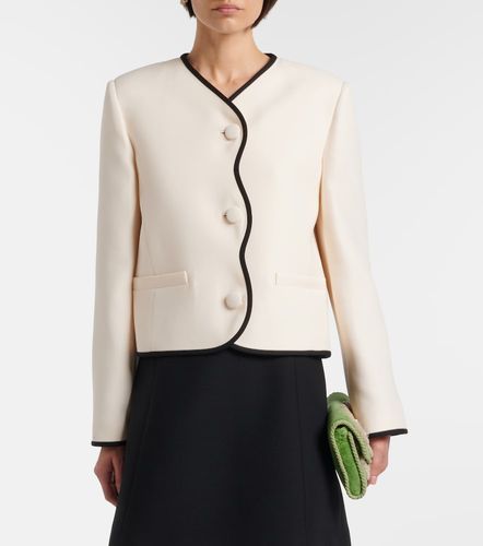 Veste festonnée en Crêpe Couture - Valentino Garavani - Modalova