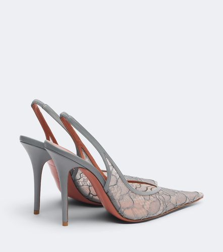 Escarpins slingback Anok en dentelle - Amina Muaddi - Modalova