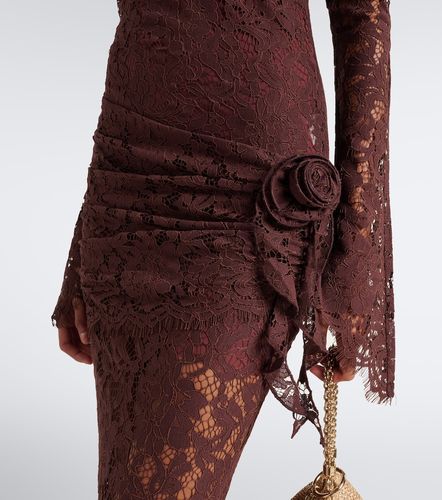 Robe longue Bodita en dentelle de coton mélangé - De La Vali - Modalova