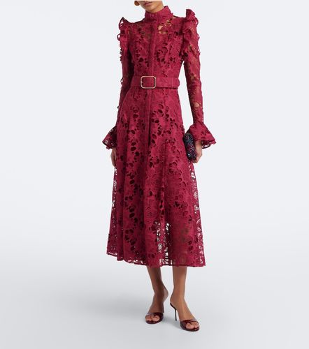 Leo Lin Robe midi Aliyah en guipure - Leo Lin - Modalova