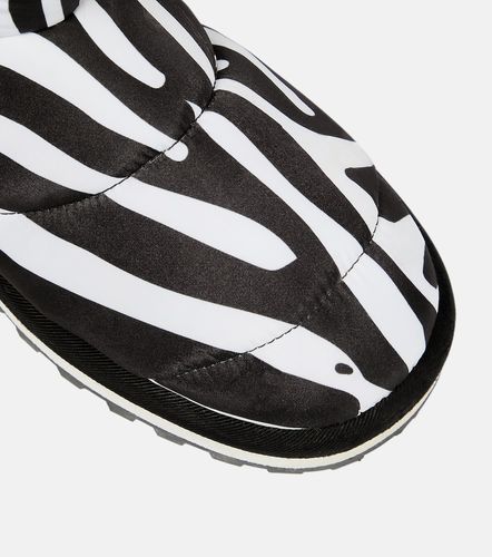 Bottes matelassées à motif zèbre - Dolce&Gabbana - Modalova