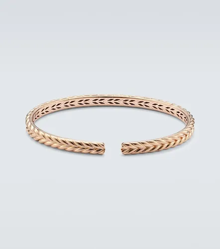 Bracelet jonc Chevron en or rose 18 ct - David Yurman - Modalova