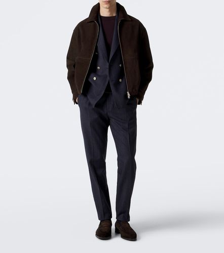 Pantalon fuselé en laine, coton et cachemire - Eleventy - Modalova
