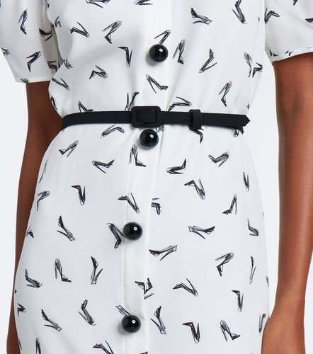 Robe midi en soie à imprimé - Carolina Herrera - Modalova