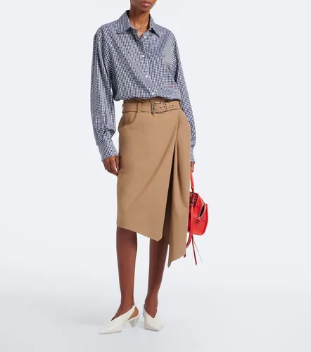 Jupe midi asymétrique en coton - Loewe - Modalova