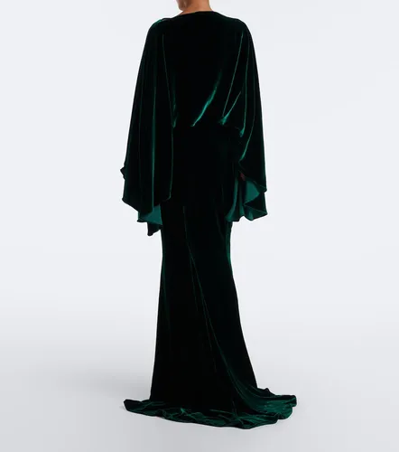 Taller Marmo Robe longue en velours - Taller Marmo - Modalova